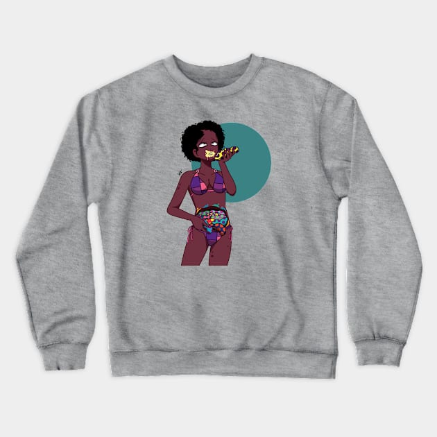 Tasty Things Crewneck Sweatshirt by Munchbud Ink